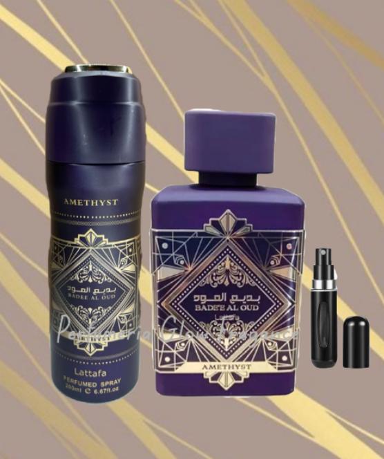 LATTAFA AMETHYSTE ESTUCHE MAS SPRAY